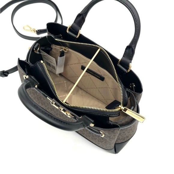 Michael Kors Reed Small Satchel
Crossbody Bag Brown/Black - Picture 9 of 10